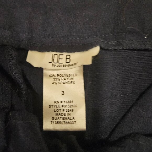 Women's Junior Navy Blue Dress Pants - Picture 5 of 5
